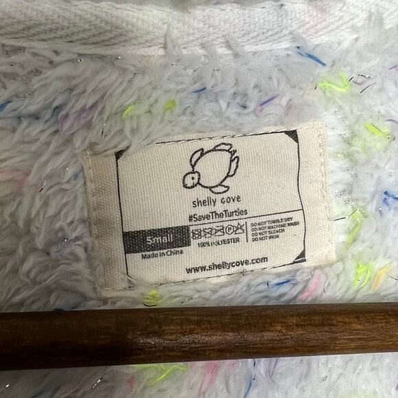 Shelly Cove Multi Color Sherpa Pullover Quarter Zip Size Small - Picture 4 of 5